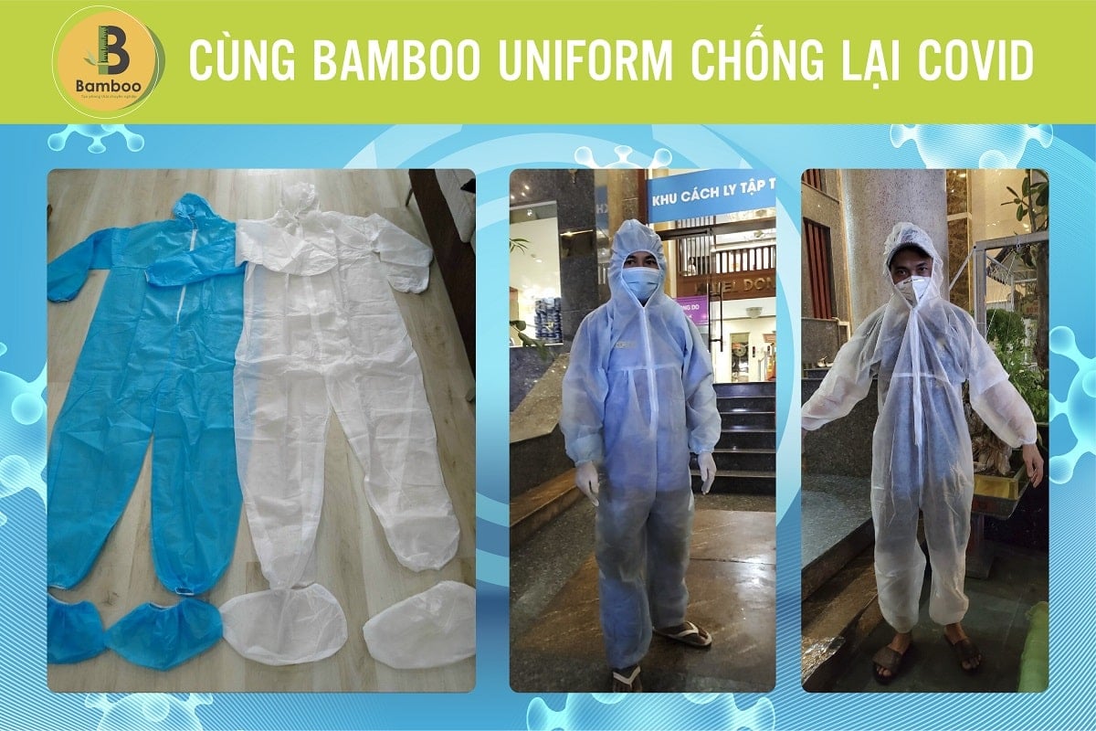 Quần áo bảo hộ là trang phục được làm từ sợi vải đặc biệt, có khả năng ngăn chặn sự lây lan của vi khuẩn và mầm bệnh