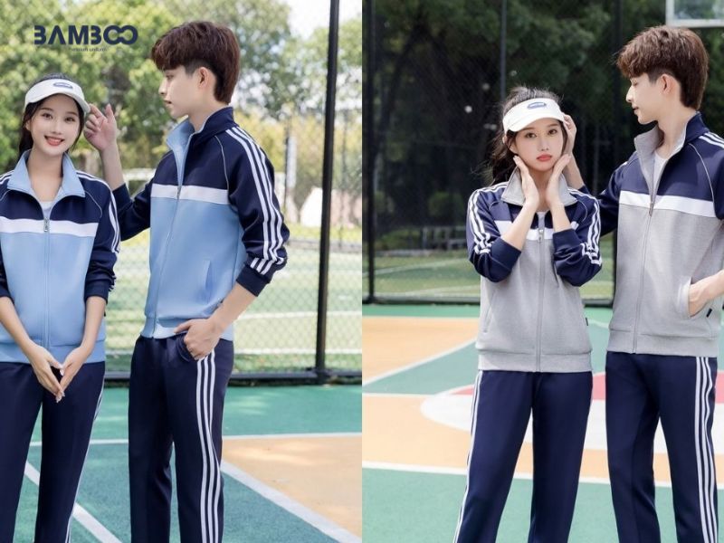 Đồng phục thể thao được thiết kế cho học sinh