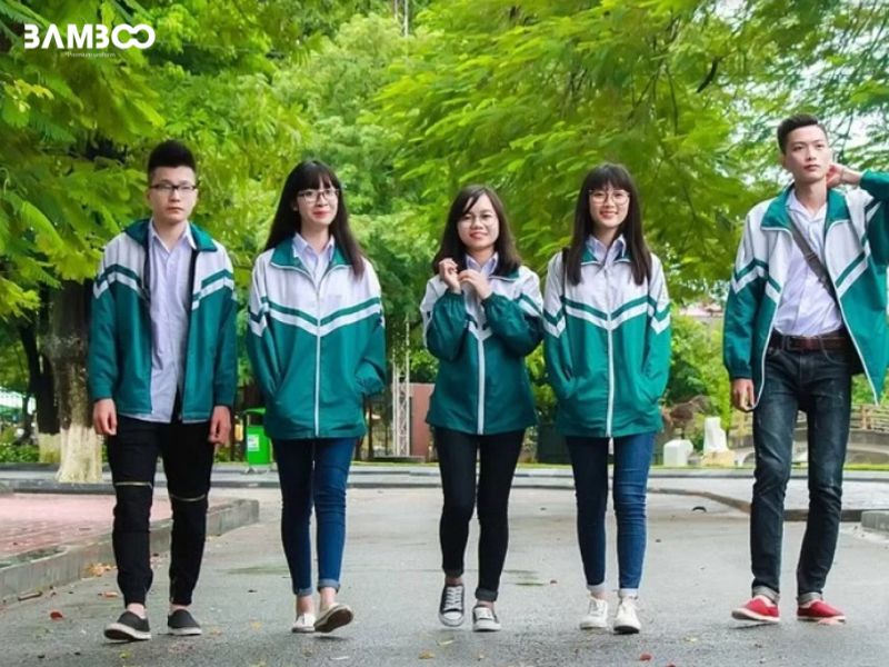 Áo khoác đồng phục cho học sinh trung học phổ thông