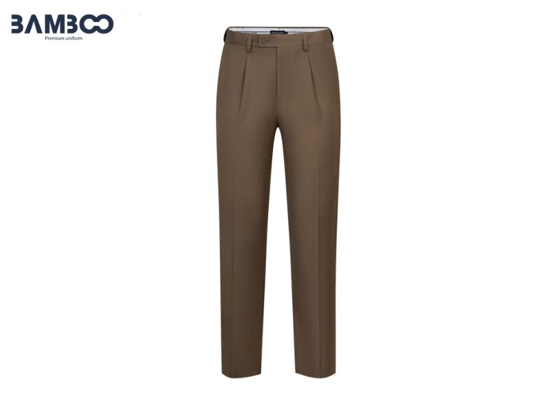 Quần tây màu cà phê sữa thanh lịch, dễ phối đồ và phù hợp môi trường công sở