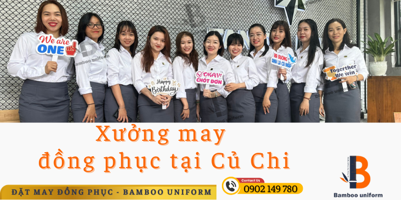 Quy trinh dat may dong phuc o Cu Chi tai xuong Bamboo Uniform