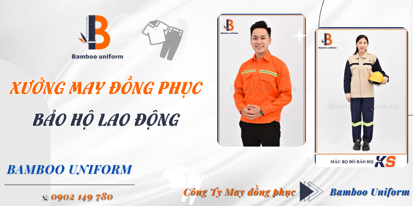 Quy trinh san xuat tai xuong may dong phuc bao ho lao dong