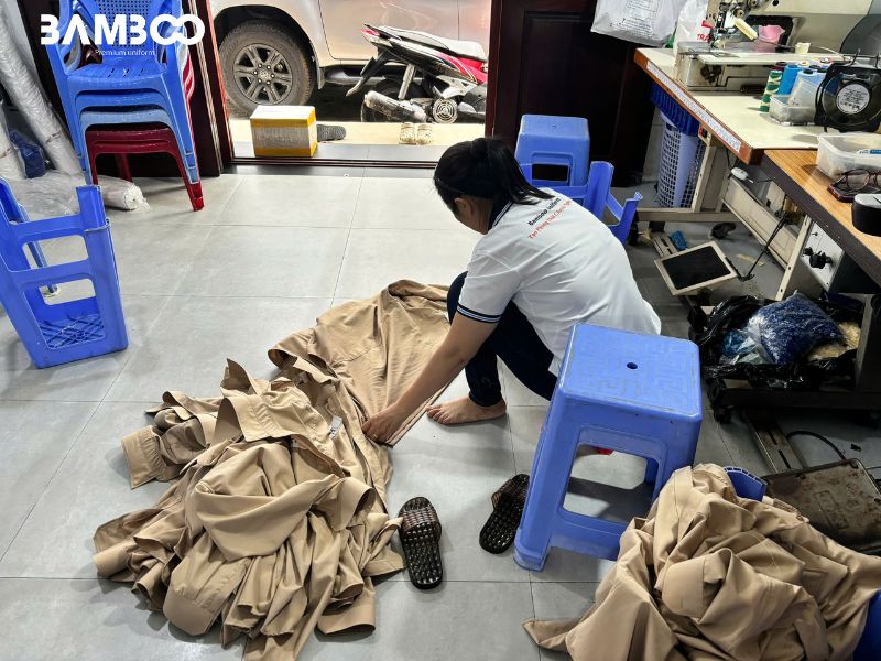 Bamboo Uniform may đồng phục bảo vệ theo quy trình khép kín, chuẩn, bền và đẹp