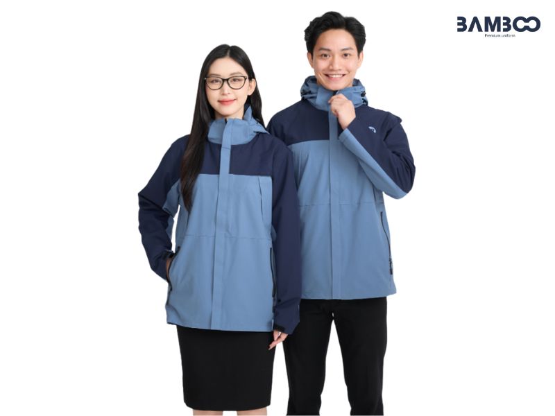 Áo gió đồng phục nhẹ, cản gió, chống nước, bền bỉ, linh hoạt cho hoạt động ngoài trời