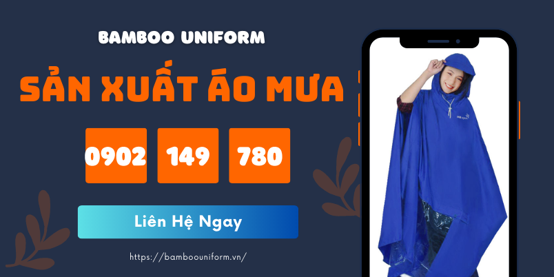Sản xuất áo mưa theo yêu cầu