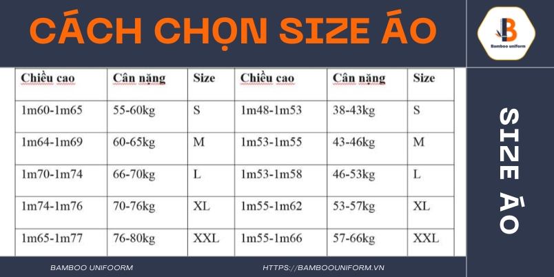 Size ao la gi y nghia nhu nao