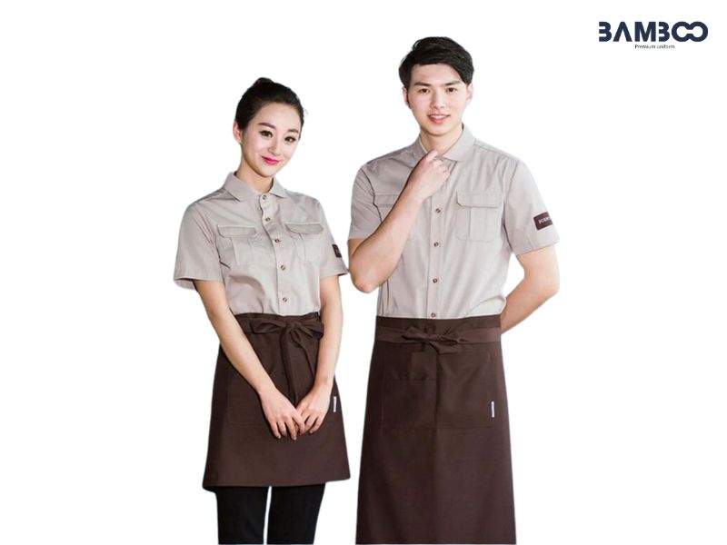 Sơ mi phối quần Âu/chân váy tạo vẻ chuyên nghiệp, sang trọng, phù hợp nhà hàng cao cấp