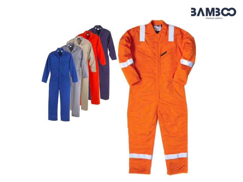 Áo liền quần bảo hộ mang lại sự thoải mái nhờ cấu trúc liền mạch, vải thoáng khí và thiết kế công thái học