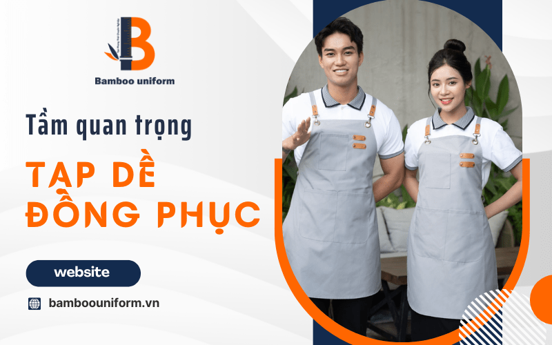 tạp dề đồng phục phục vụ
