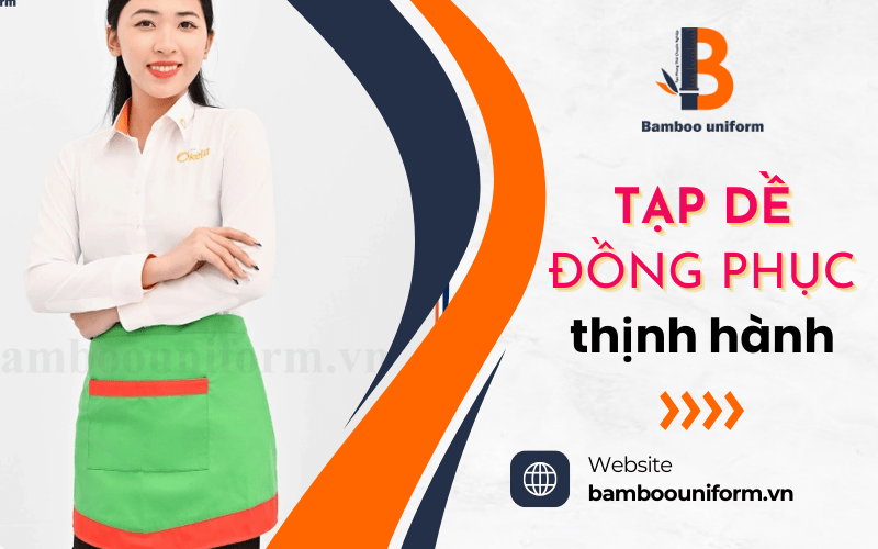 tạp dề đồng phục