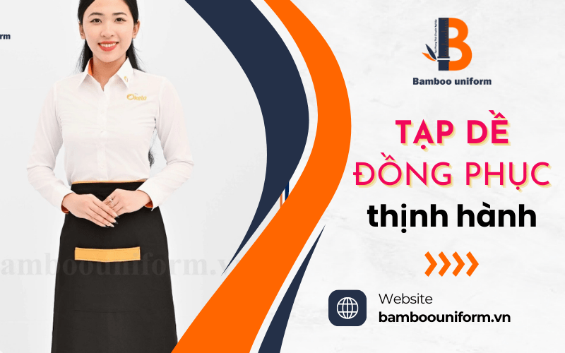 tạp dề đồng phục