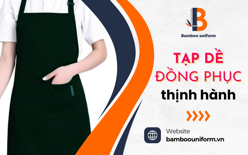 tạp dề đồng phục
