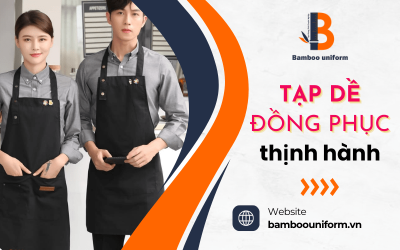 tạp dề đồng phục