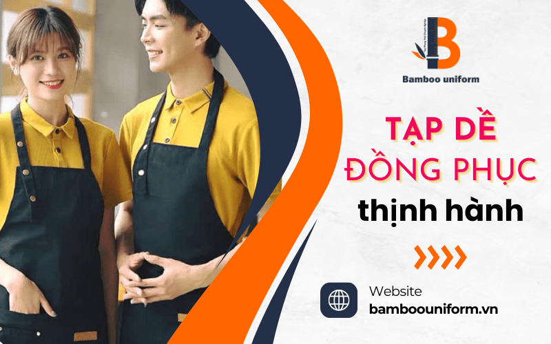 tạp dề đồng phục