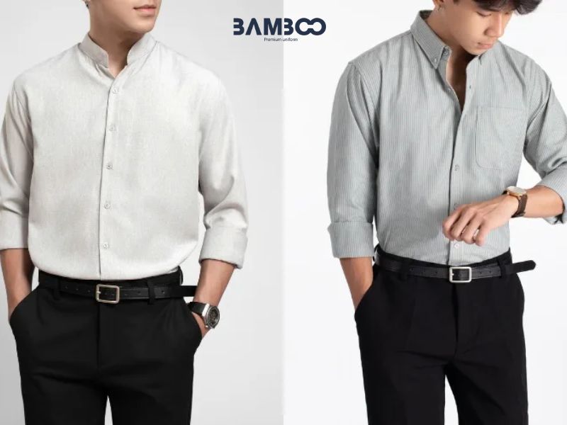 Những tiêu chí quan trọng khi chọn áo sơ mi gồm chất liệu, kiểu dáng, màu sắc và chất lượng vải