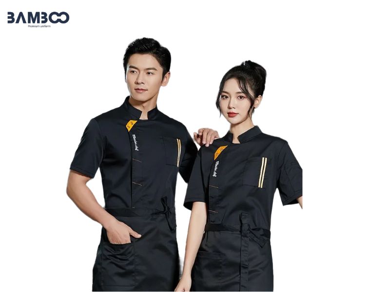 Tiêu chí may đồng phục nhà hàng gồm chuẩn đẹp, bền, và thể hiện đúng phong cách thương hiệu