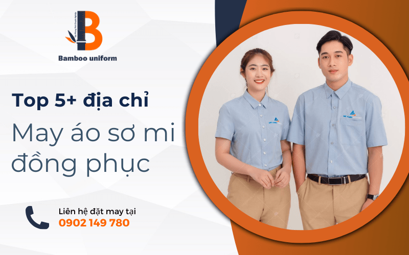may áo sơ mi đồng phục