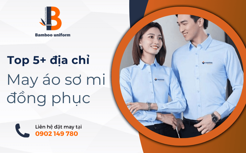 may áo sơ mi đồng phục