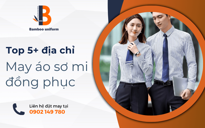 may áo sơ mi đồng phục