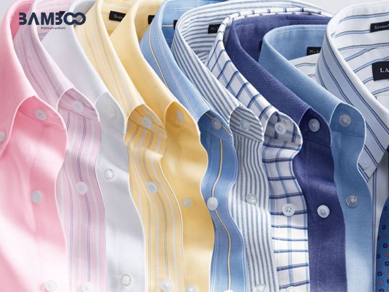 Vải Kate ứng dụng phổ biến trong may đồng phục học sinh, áo sơ mi, váy dự tiệc