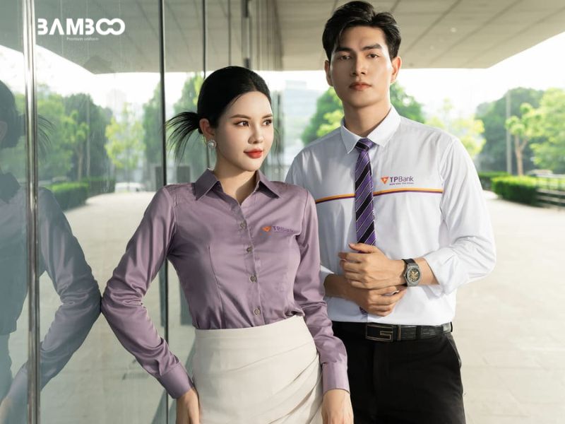 Áo sơ mi đồng phục ngân hàng khẳng định chuyên nghiệp, gắn kết và nâng tầm thương hiệu