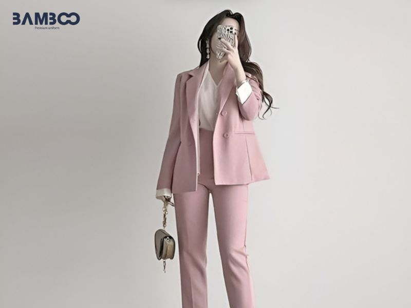 Đồng phục blazer công sở linh hoạt và thoải mái tối đa trong vận động