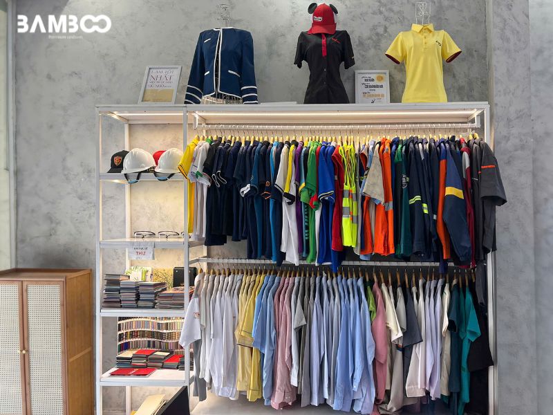May đồng phục tại Bamboo Uniform nhanh chóng, thiết kế chuẩn, giá cạnh tranh