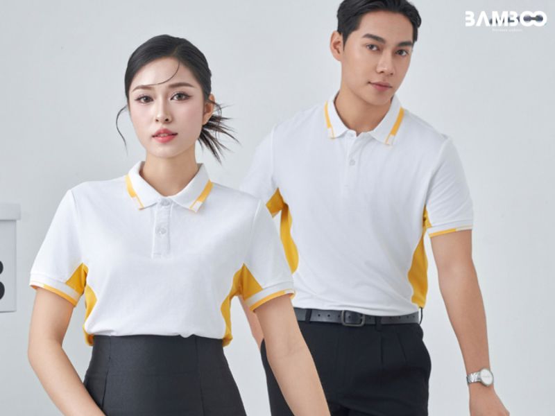 Kiểu dáng áo phông đồng phục kết hợp hài hòa giữa tính thẩm mỹ, tiện dụng và khả năng ứng dụng cao