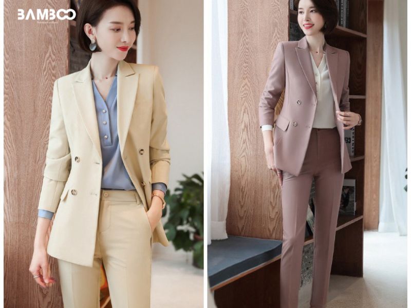 May đo đồng phục vest nữ cao cấp giúp doanh nghiệp chuyên nghiệp, nhân viên tự tin, thoải mái