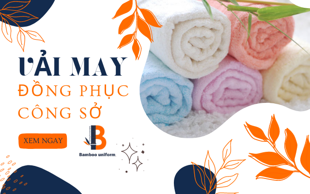 Vai Bamboo may dong phuc cong ty
