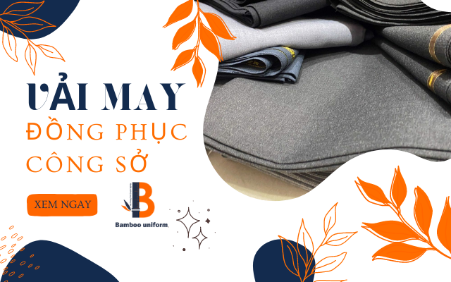 Vai Cashmere may dong phuc cong so