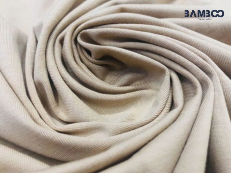 Vải cotton lụa được tạo ra từ 90% cotton tự nhiên và 10% lụa tơ tằm