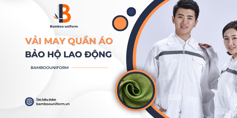 Vai Kaki may quan ao bao ho lao dong