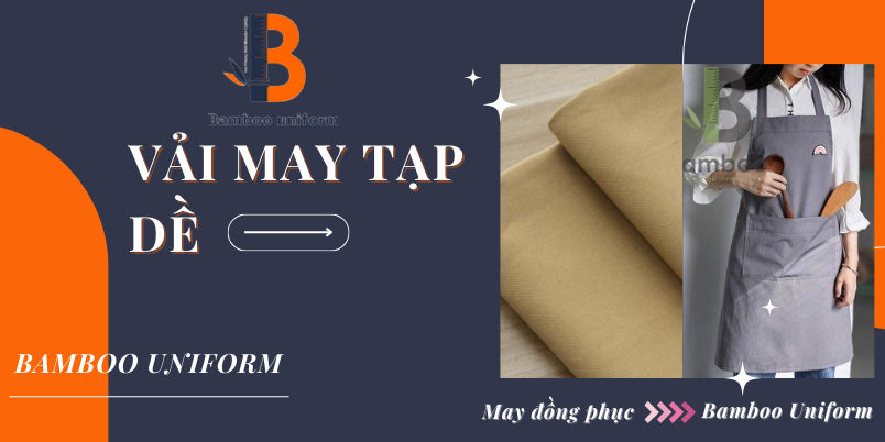 Vải may tạp dề Kaki