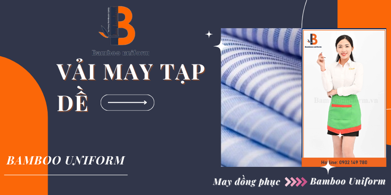 Vải may tạp dề Kate