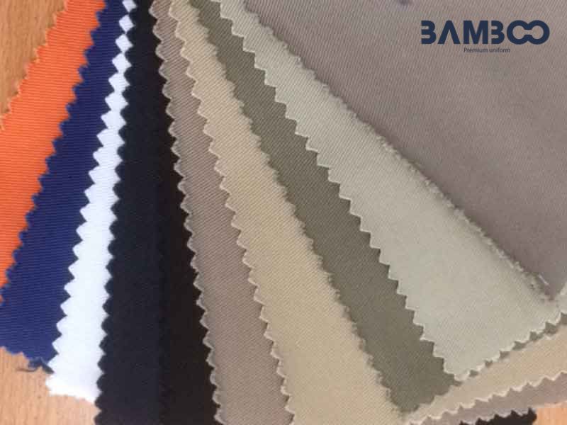 Loại vải may đồng phục bảo hộ lao động phổ biến