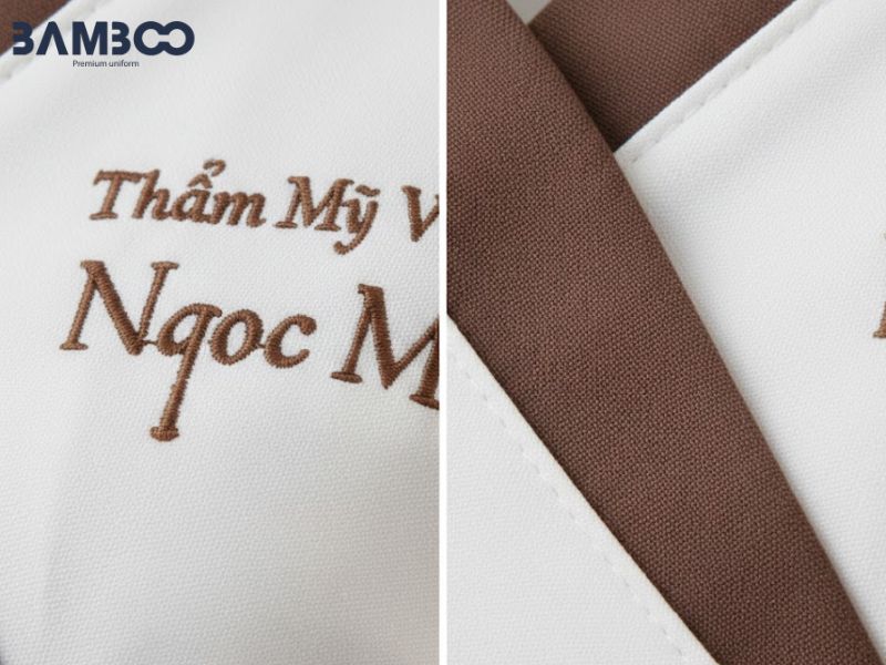 Vải may đồng phục Ngọc Mai mềm mại, thoáng mát, bền màu và tôn dáng chuyên nghiệp