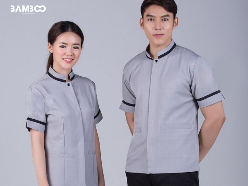 Đồng phục tạp vụ giúp xây dựng hình ảnh chuyên nghiệp và tạo sự uy tín