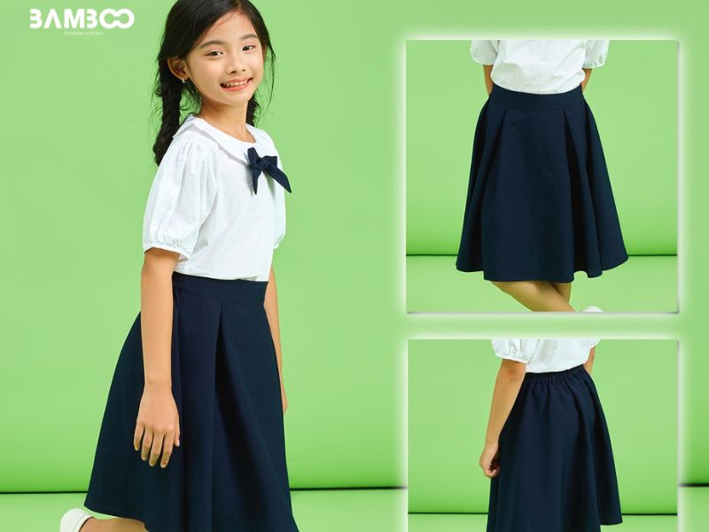 Chất liệu vải may đầm váy học sinh