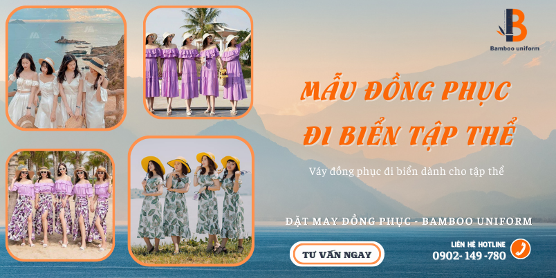 Vay dong phuc di bien cho tap the nu