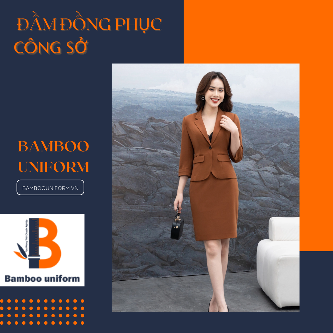 Đầm đồng phục công sở tạo sự chuyên nghiệp, thoải mái và dễ di chuyển