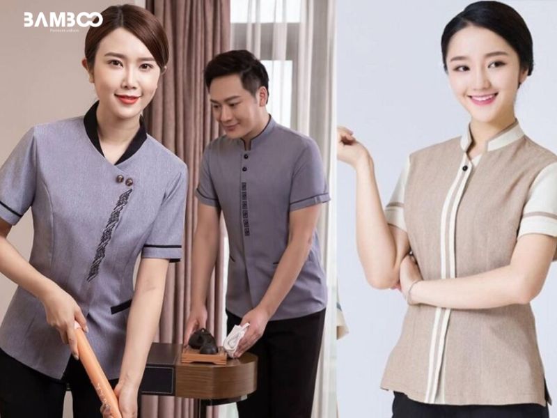 Xu hướng may đồng phục tạp vụ theo yêu cầu hiện đại