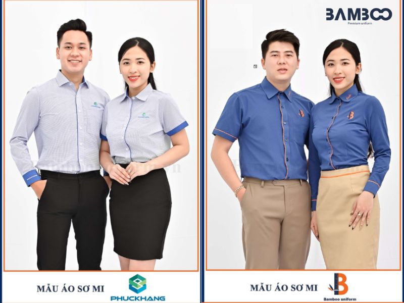 Thiết kế áo sơ mi giao thoa cổ điển và hiện đại