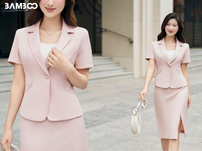 Xu hướng vest nữ đồng phục mùa hè năm 2025 loại bỏ lớp lót trong hoặc chỉ lót nửa lớp để giảm thiểu sự hầm bí