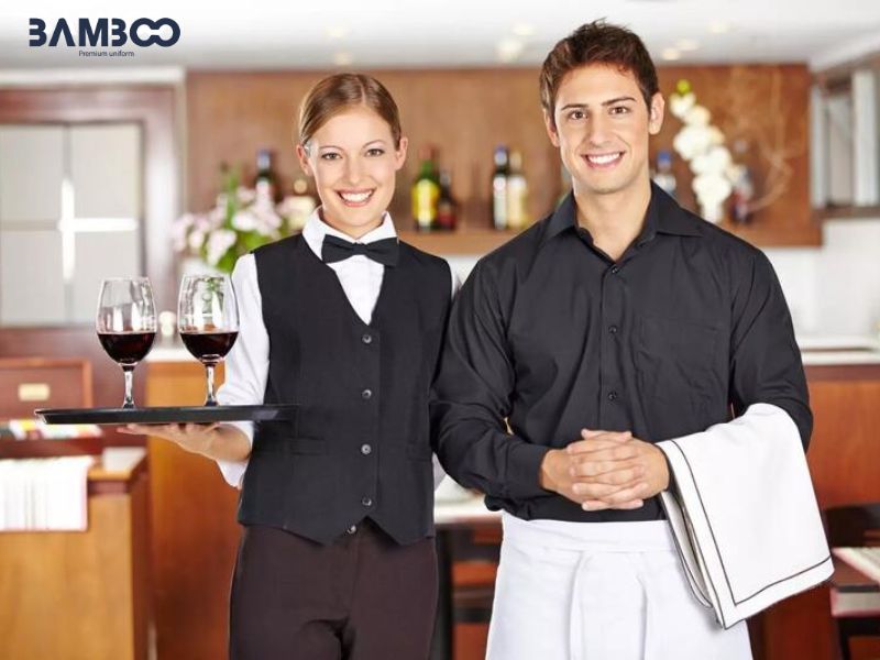 Đồng phục nhà hàng Âu giúp tăng giá trị thương hiệu và nâng cao hình ảnh chuyên nghiệp