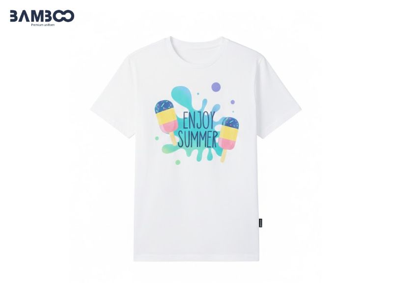 Mẫu áo thun teambuilding phối màu kết hợp giữa phong cách trẻ trung và năng lượng tích cực