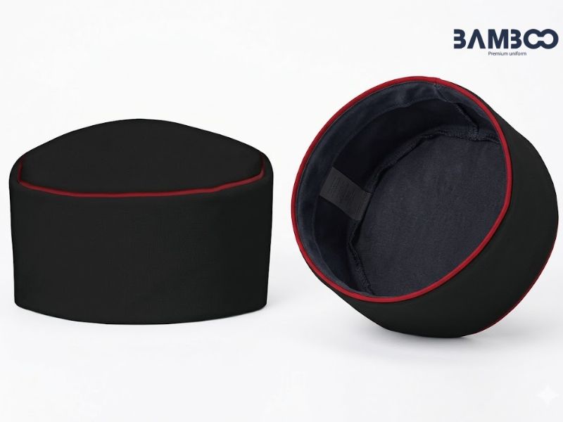 Bamboo Uniform may mũ bếp trọn gói, bền đẹp, chuẩn form cho nhà hàng chuyên nghiệp
