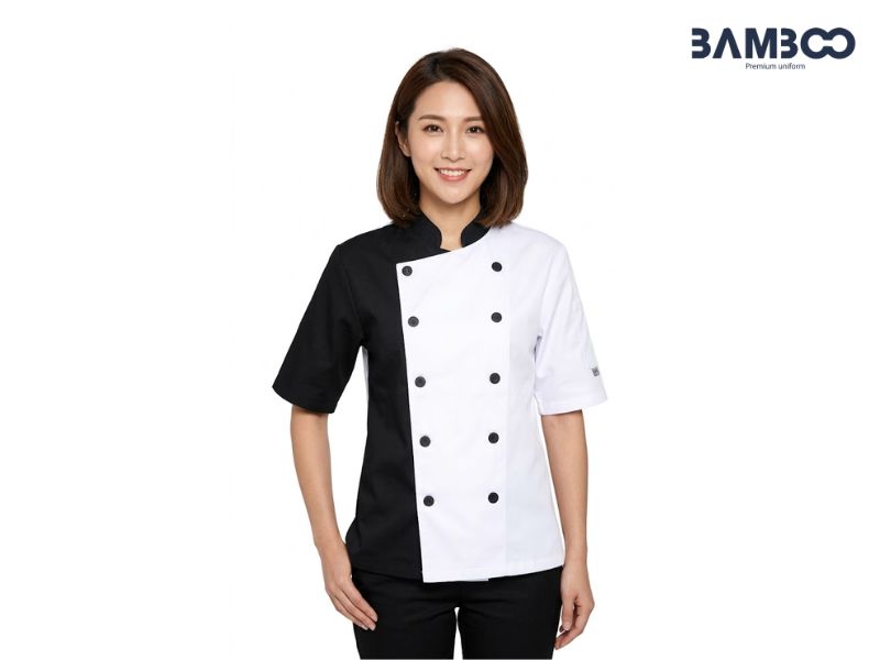 Mức giá cụ thể cho chiếc áo bếp phối màu trắng đen phụ thuộc vào nhiều khía cạnh kỹ thuật và quy mô sản xuất