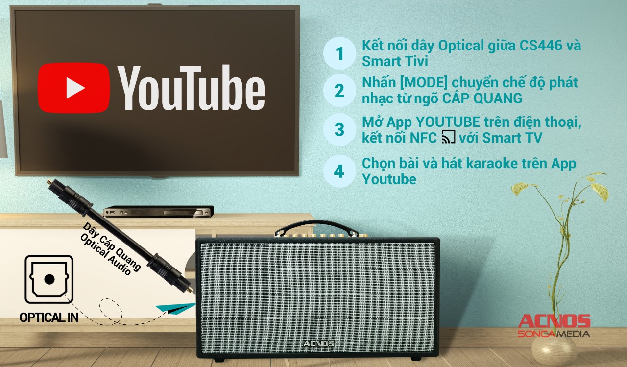 Loa kéo di động Acnos CS446