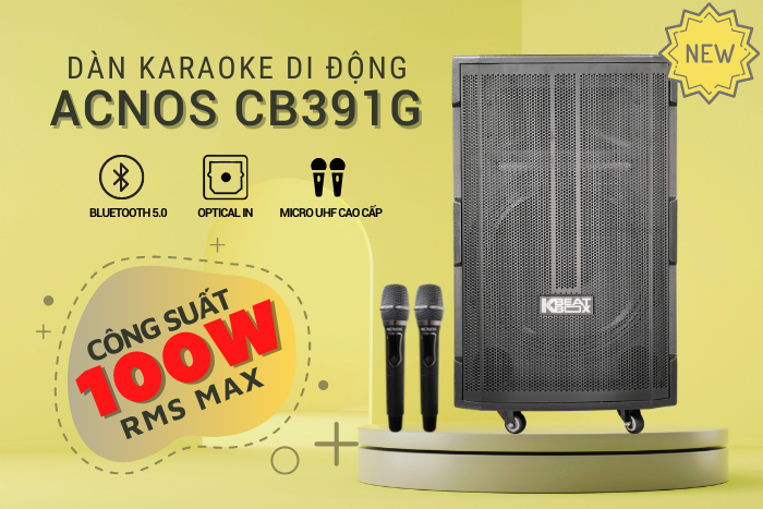 Loa kéo di động Acnos KBeatBox CB391G-CB392G